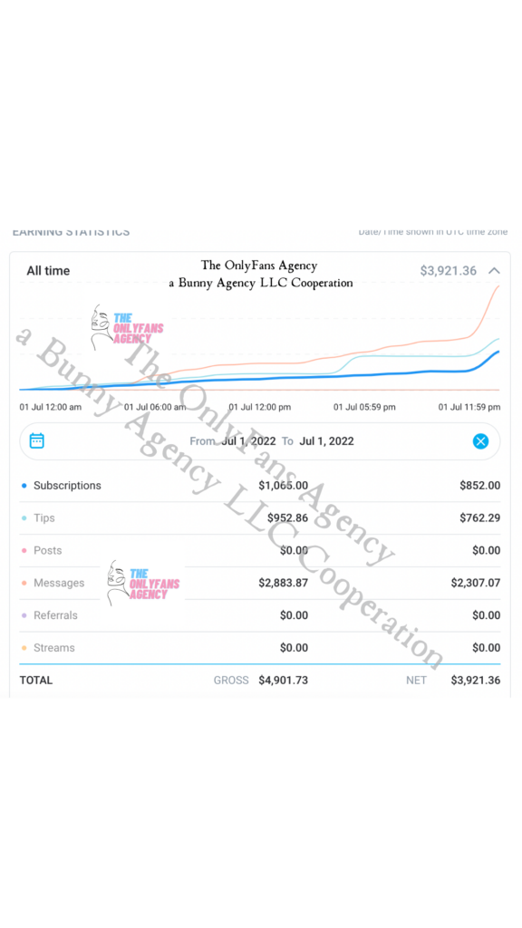 4000 $ OnlyFans Net earnings in one day